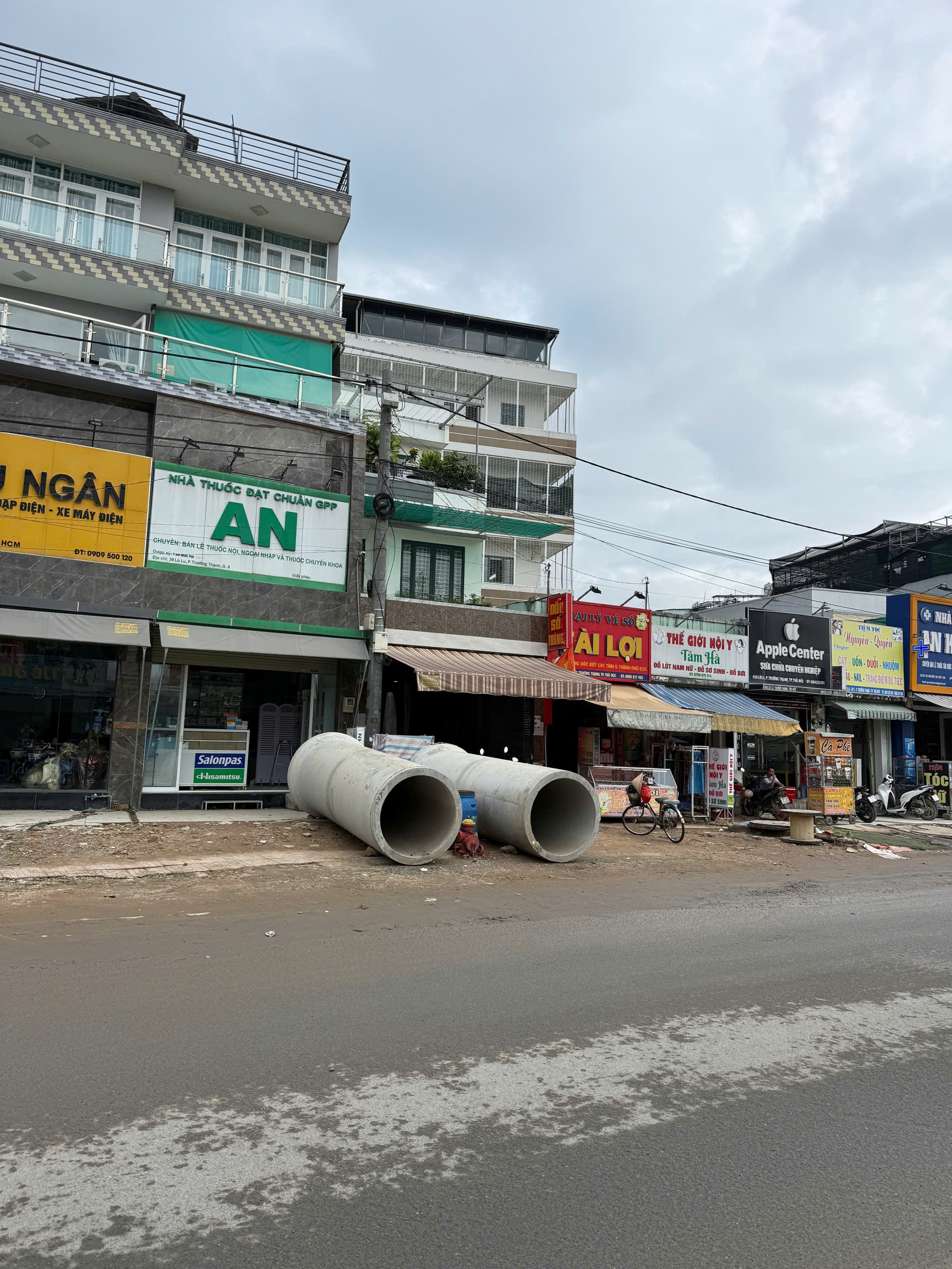 Tiến độ thi công đường Lò Lu TP.Thủ Đức - công trường và máy móc thi công (ảnh 1)