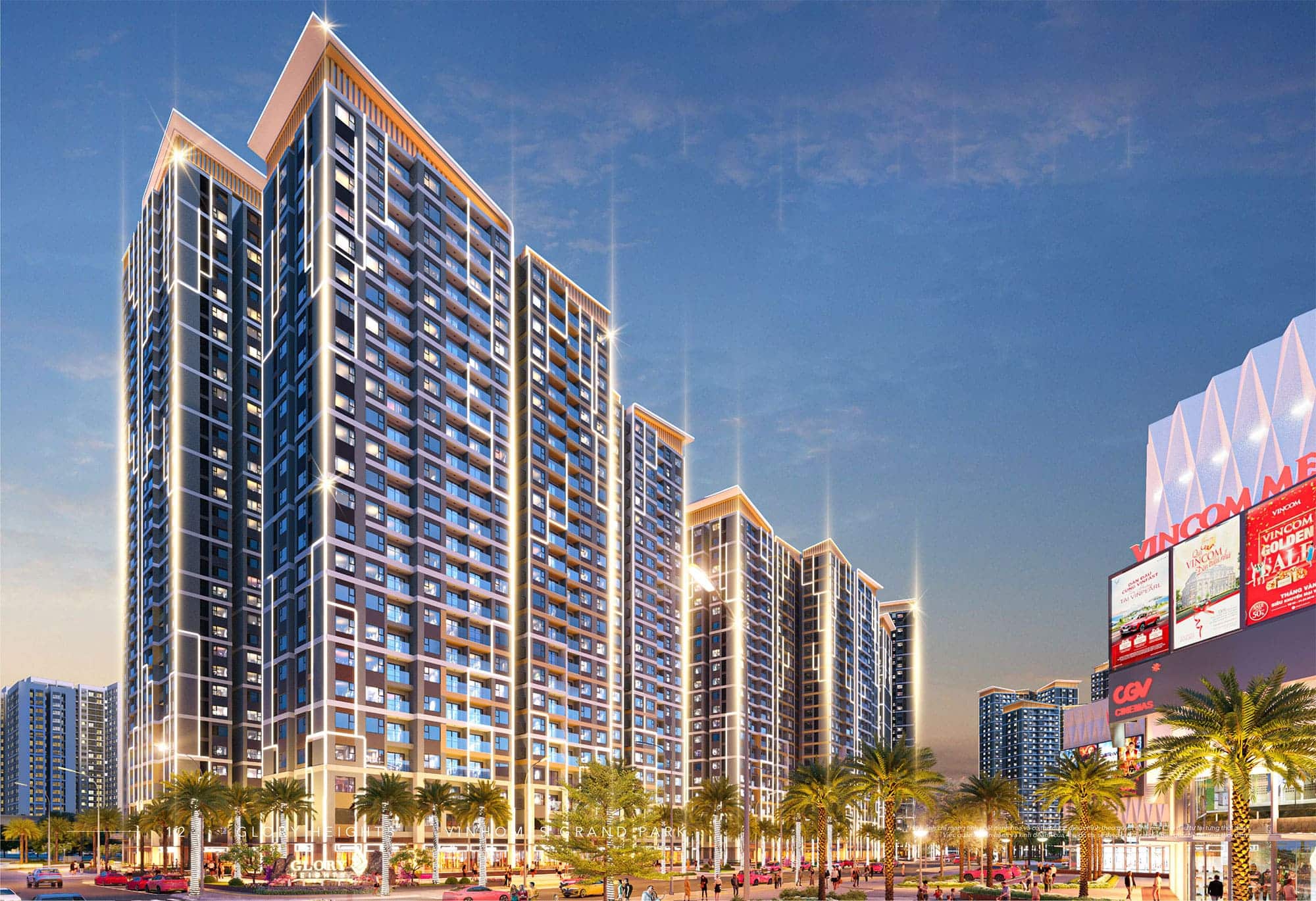 Glory Heights Vinhomes Grand Park đã bàn giao một số block từ 2024