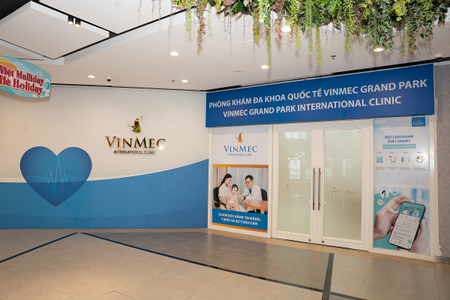 Phòng khám Đa khoa Quốc tế Vinmec Grand Park tại Vincom Mega Mall, cung cấp dịch vụ khám chữa bệnh hiện đại cho cư dân