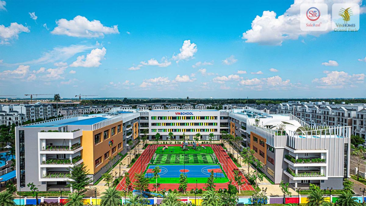 VinSchool tại Vinhomes Grand Park với cơ sở liên cấp hiện đại và môi trường học tập an toàn