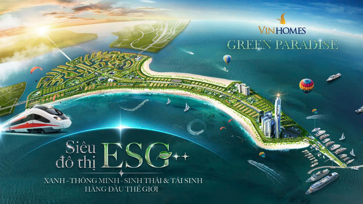 Hệ sinh thái tiện ích khổng lồ tại siêu dự án lấn biển Vinhomes Green Paradise Cần Giờ