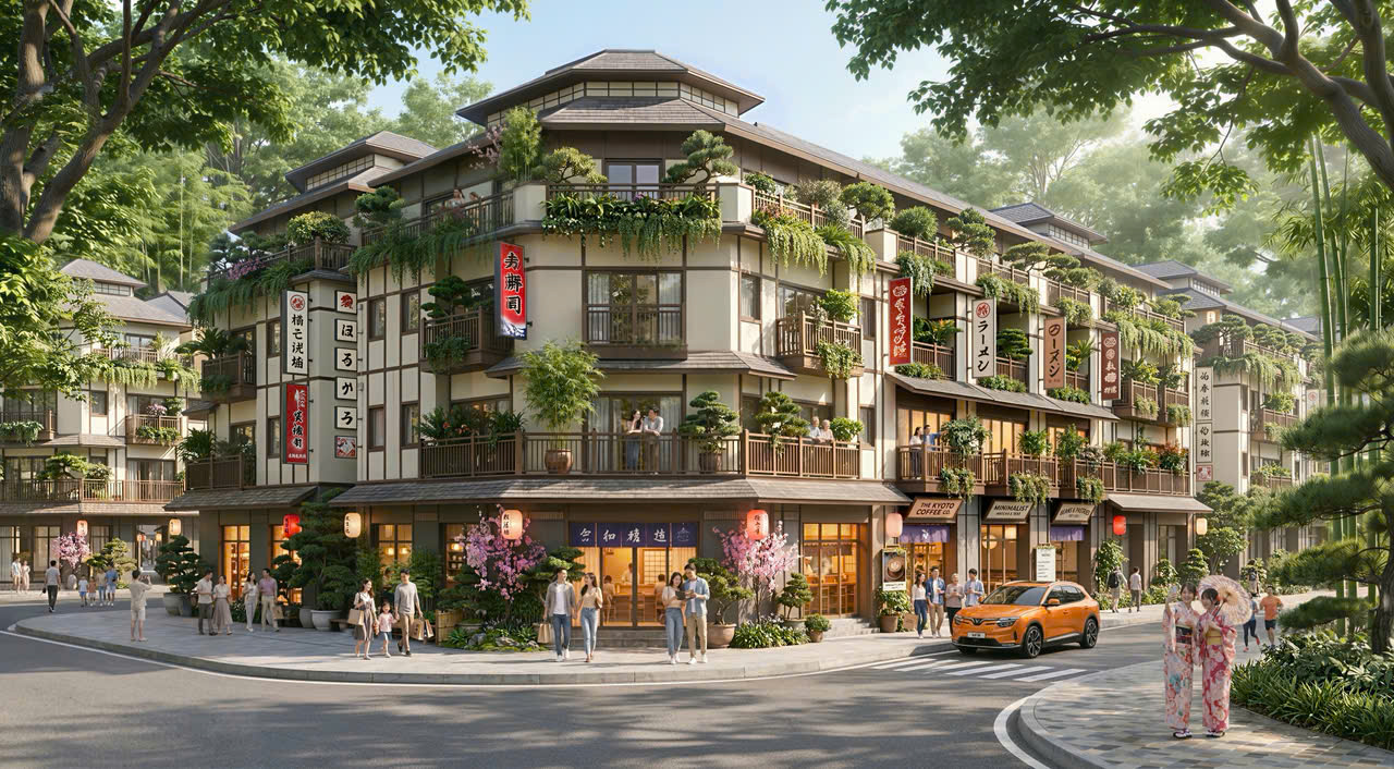 Tuyến phố Shophouse thương mại sầm uất mang lại lợi nhuận cao