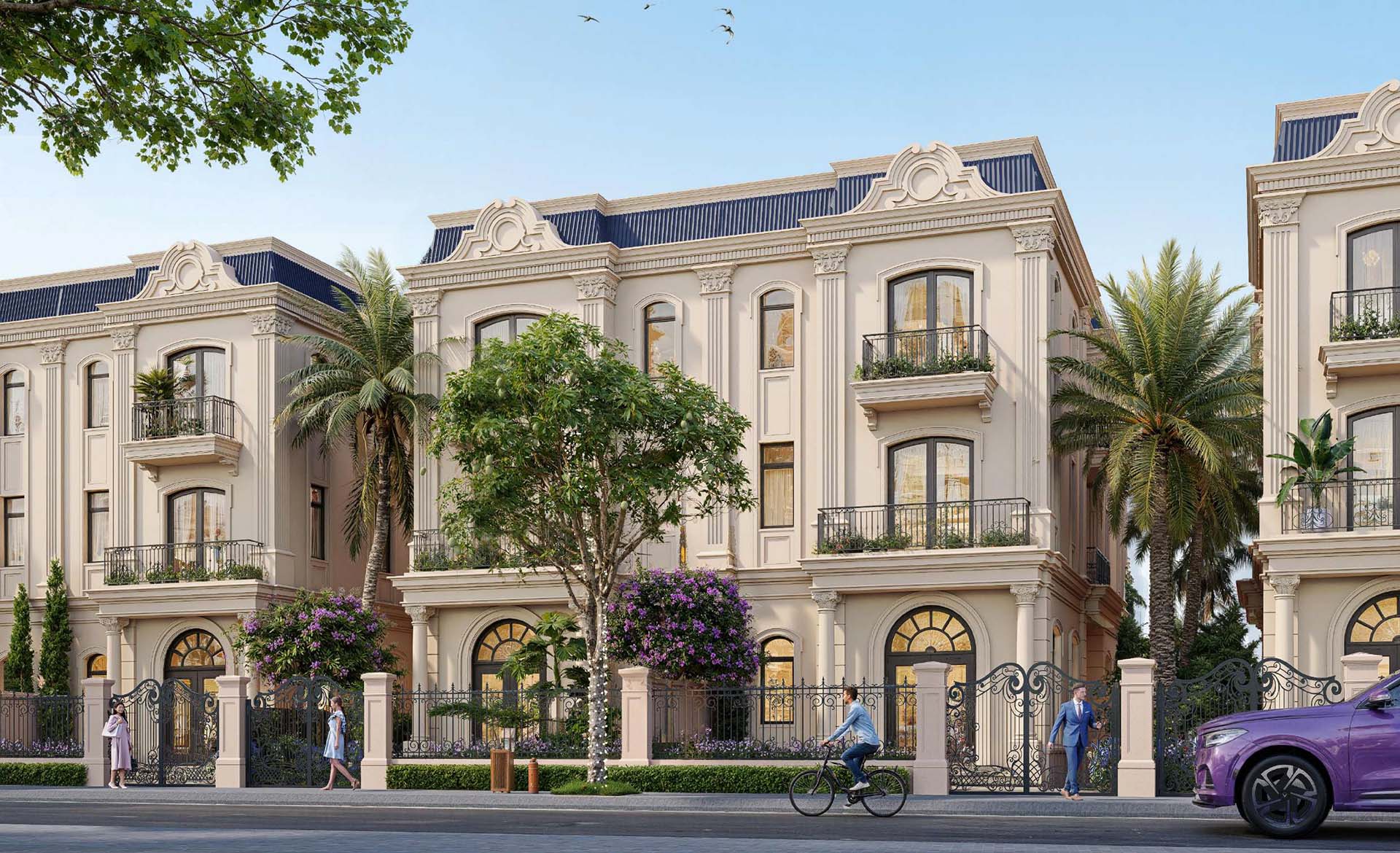 Phối cảnh siêu dinh thự đơn lập ven hồ tại dự án Vinhomes Saigon Park