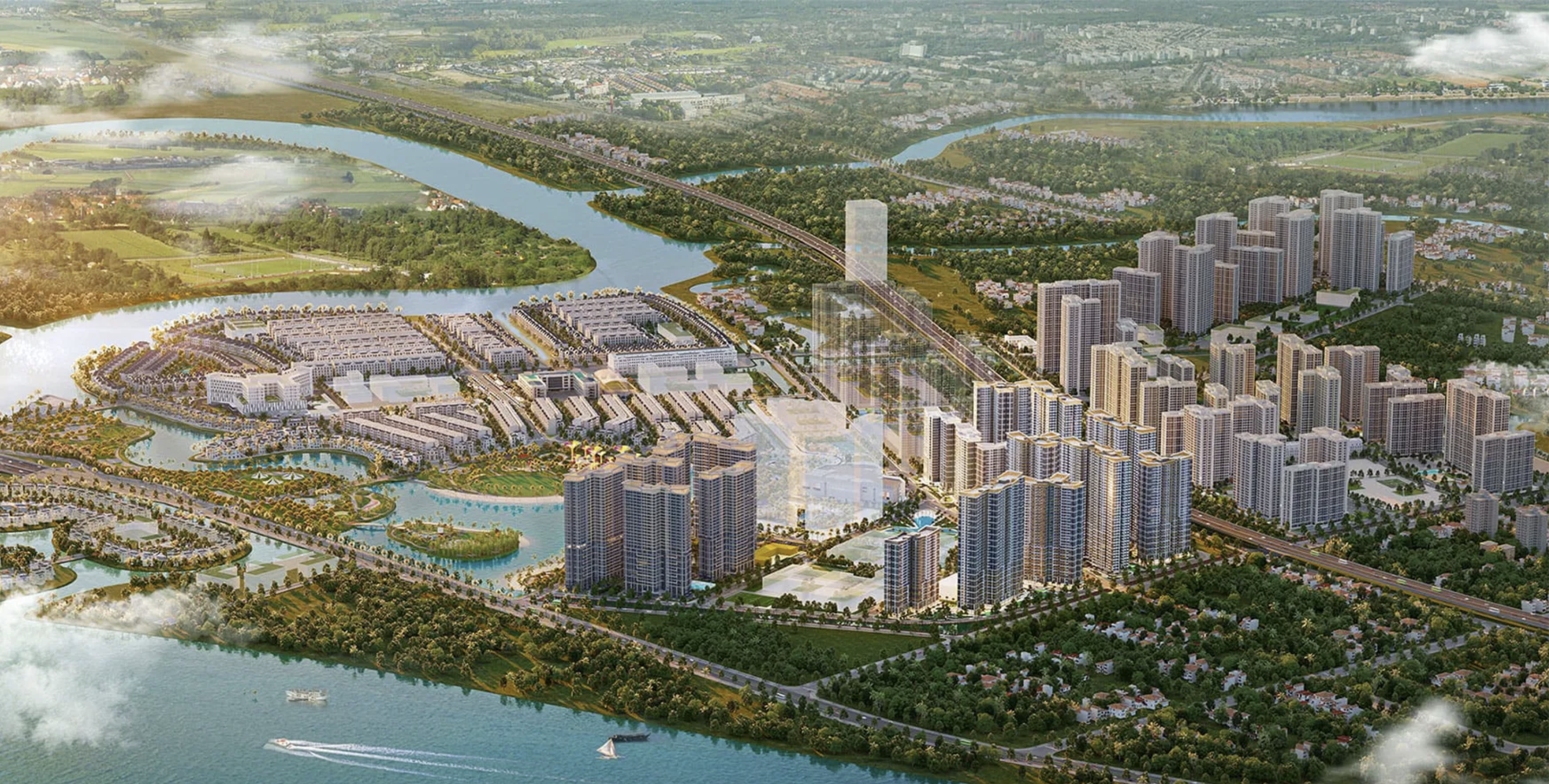 Phối cảnh các đại đô thị mang thương hiệu Vinhomes kiến tạo không gian sống đẳng cấp