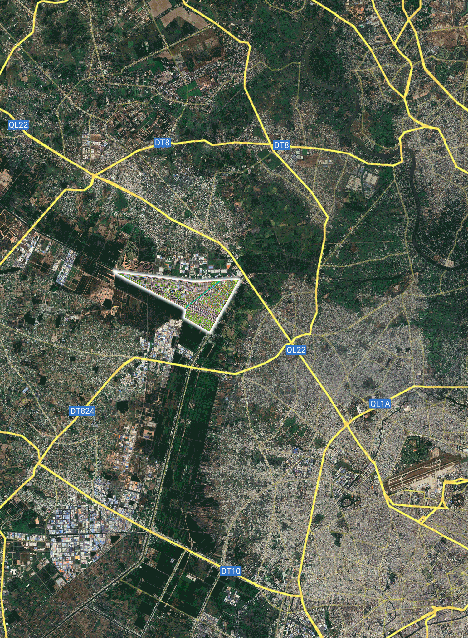 Toàn cảnh quỹ đất 924ha tại Hóc Môn được định hướng phát triển thành đại đô thị