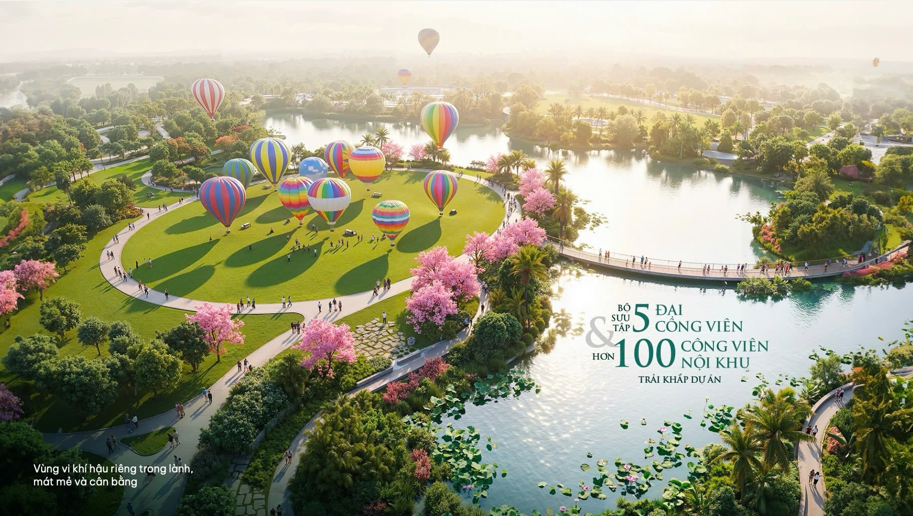 Bản đồ tổng quan mặt bằng quy hoạch 1.080ha của đại đô thị Vinhomes Saigon Park