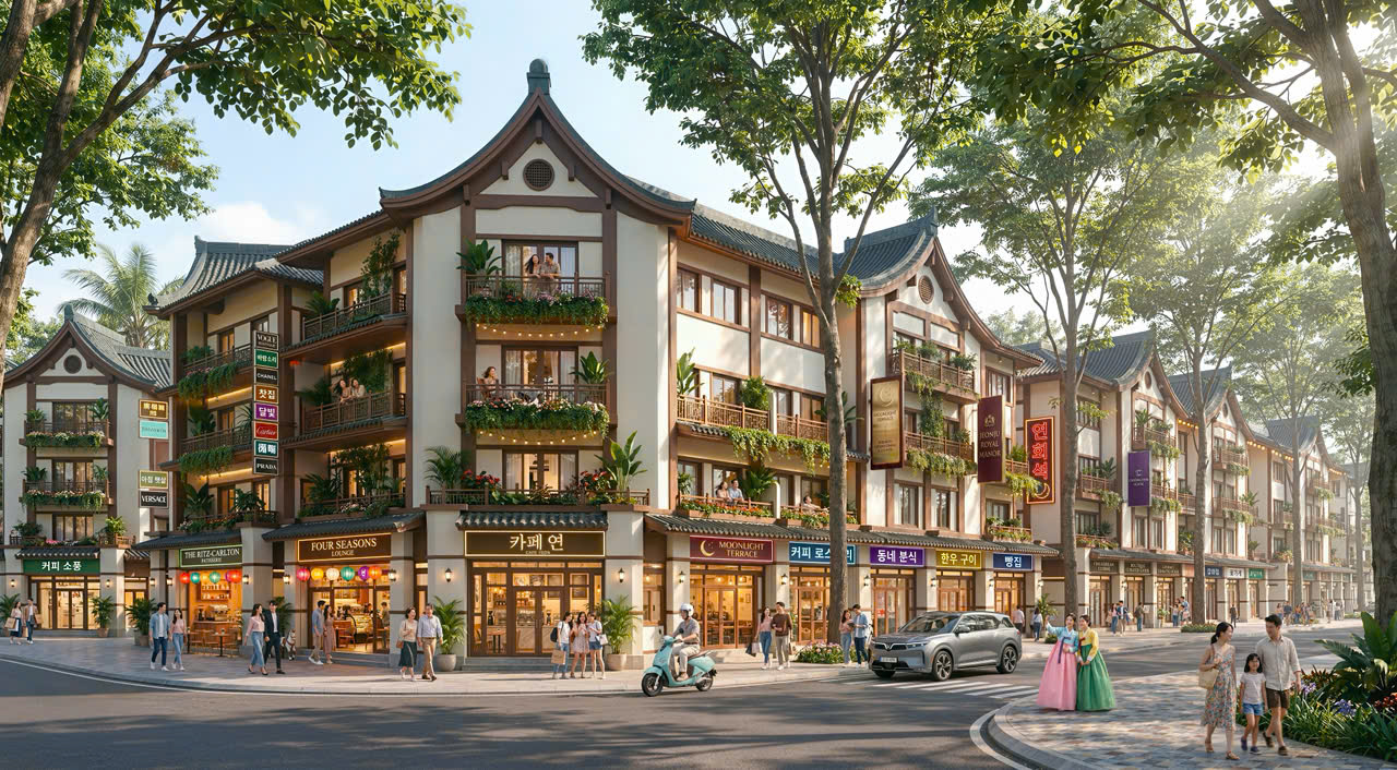 Bản đồ các khu vực shophouse đắc địa nhất tại dự án Vinhomes Saigon Park