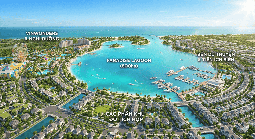 vị trí các tiện ích của vinhomes Cần Giờ