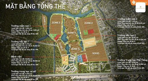 Mặt bằng quy hoạch The Global City tại TP. Thủ Đức với định vị cao cấp và hệ tiện ích thương mại – giải trí