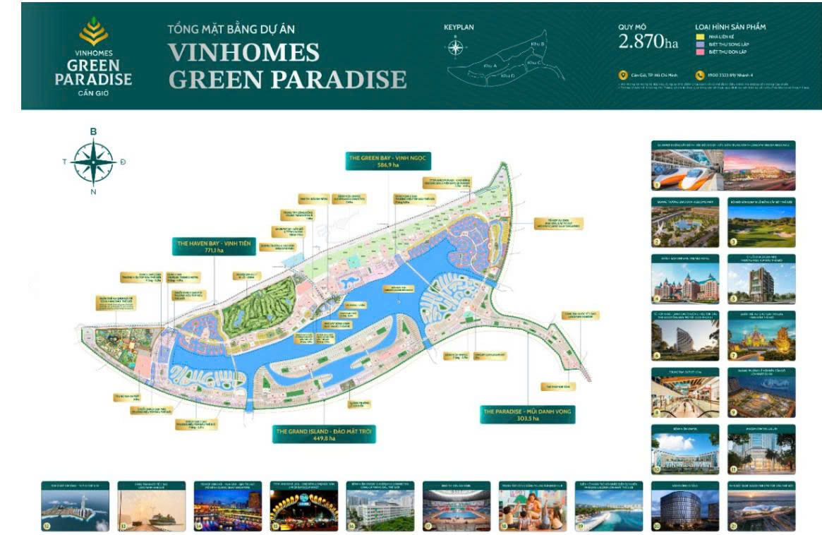 tổng quan mặt bằng vinhomes cần giờ