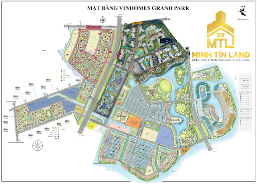 Mặt bằng tổng thể Vinhomes Grand Park tại TP. Thủ Đức với quy hoạch đại đô thị quy mô lớn và hệ tiện ích đồng bộ