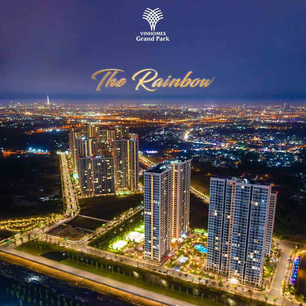 Quy hoạch tổng thể phân khu The Rainbow Vinhomes Grand Park với 17 block căn hộ cao tầng