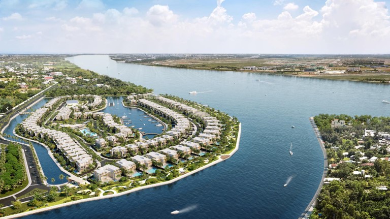 Hình ảnh phối cảnh dự án dinh thự The Rivus Elie Saab tại Vinhomes Grand Park