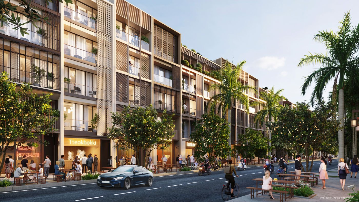 Không gian sống và hoạt động thương mại tại The Global City