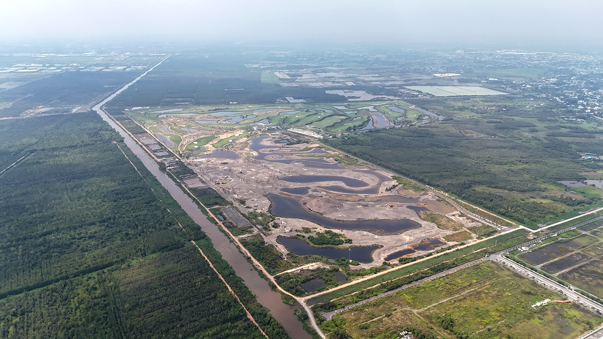 Vinhomes Hóc Môn – hạ tầng nội khu đang được định hình theo các trục tuyến (ảnh 2)