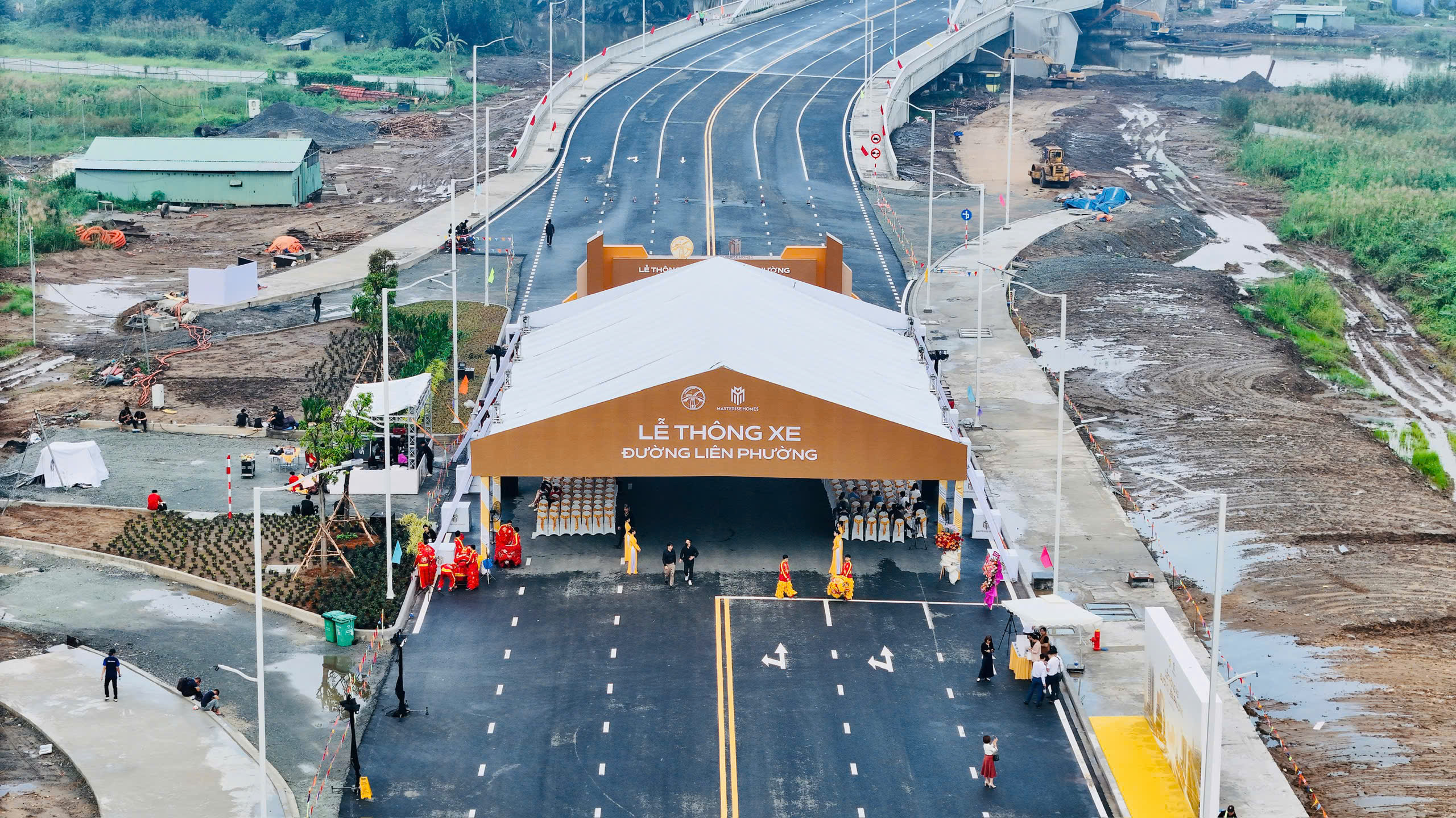 Toàn cảnh sự kiện thông xe đường Liên Phường TP.Thủ Đức - góc nhìn hiện trường