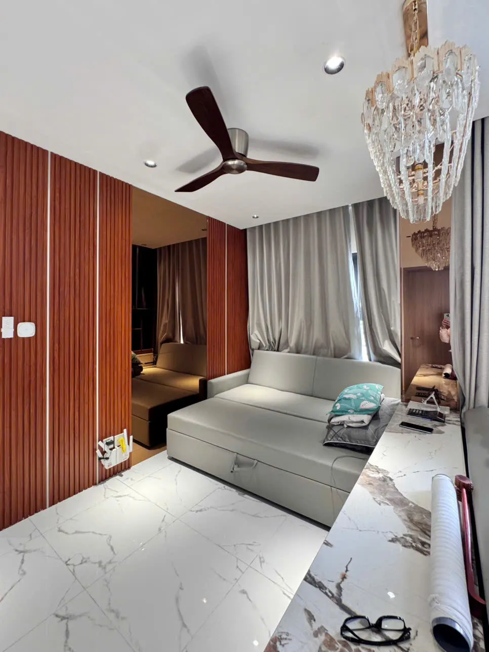 BÁN GẤP 2PN+ FULL NỘI THẤT ĐẸP CAO CẤP CHỈ 4,2TY GLORY HEIGHTS - ảnh 4
