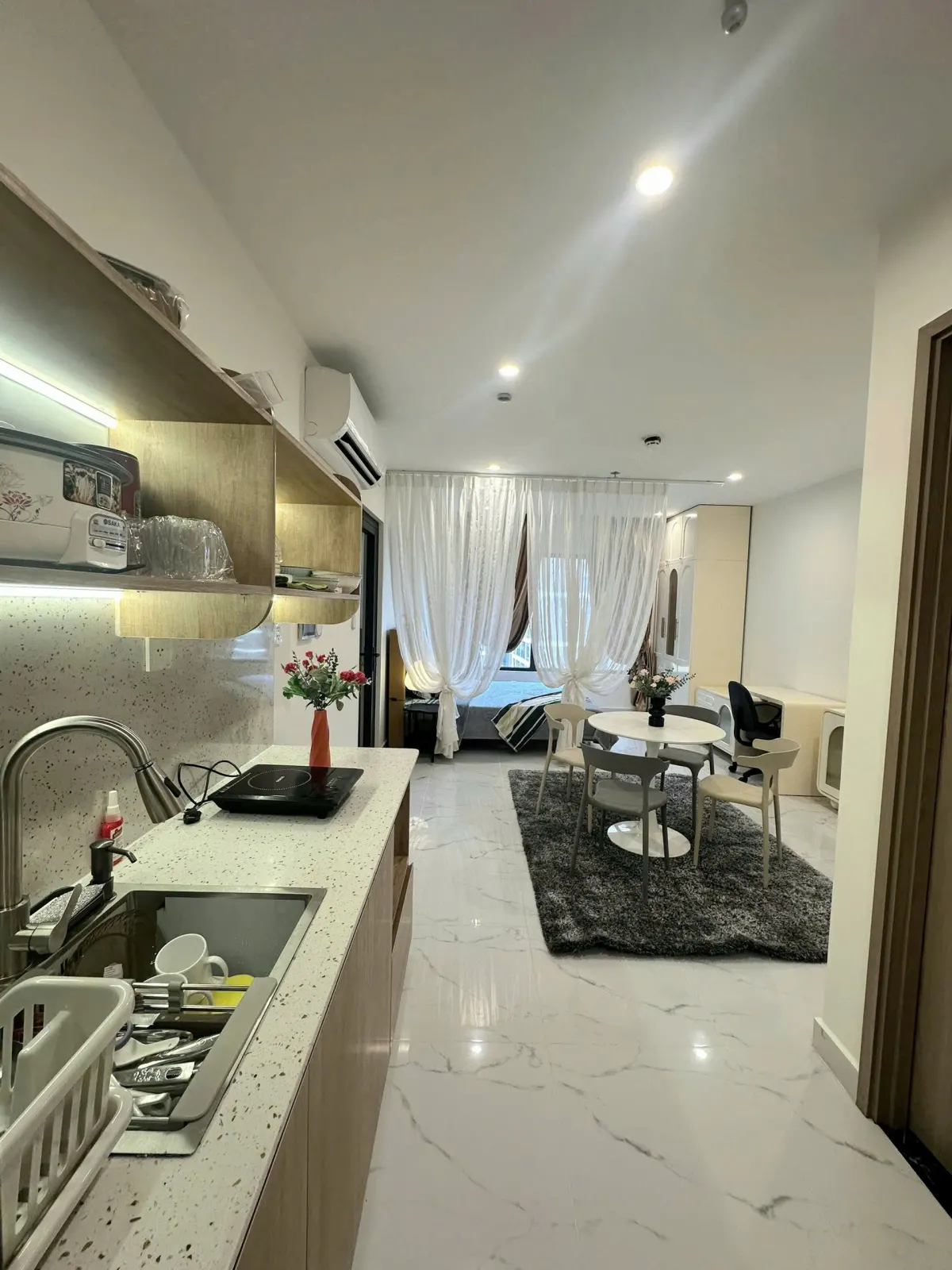 CHO THUÊ STUDIO GLORY HEIGHTS FULL NỘI THẤT 7.5TR/ TH - ảnh 3