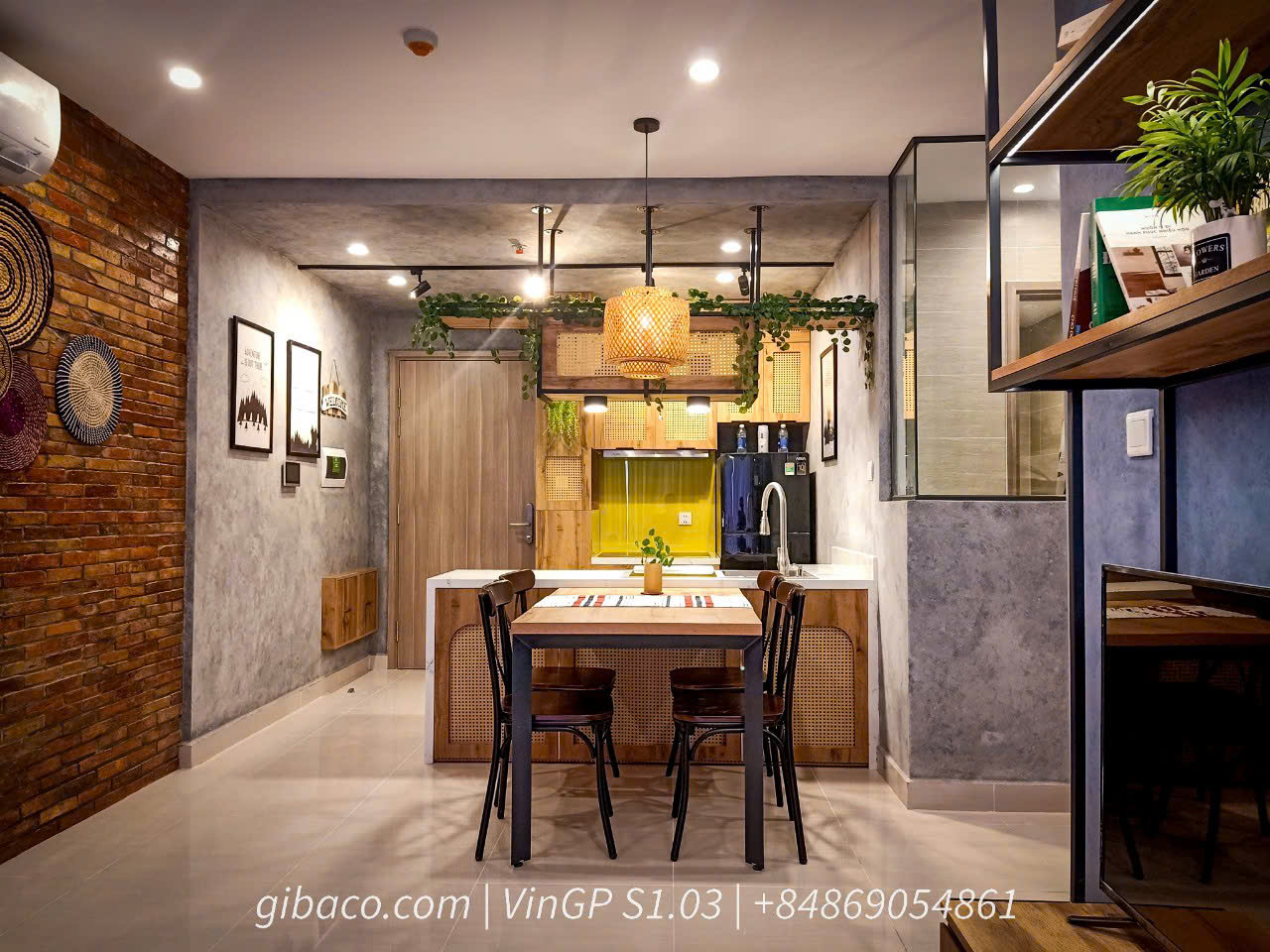 Cho thuê căn hộ 2PN1WC The Rainbow – Vinhomes Grand Park | Full nội thất cổ điển | Giá chỉ 11.5 triệu/tháng