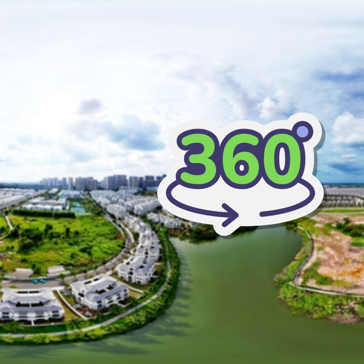 Hình ảnh 360 độ khu The Manhattan – Vinhomes Grand Park từ dãy biệt thự ven hồ - Xem Nhà Tốt