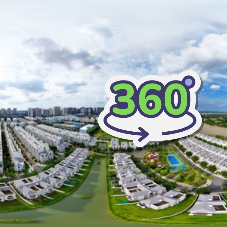 Hình ảnh 360 độ khu The Manhattan Glory – Vinhomes Grand Park từ khu biệt thự compound - Xem Nhà Tốt