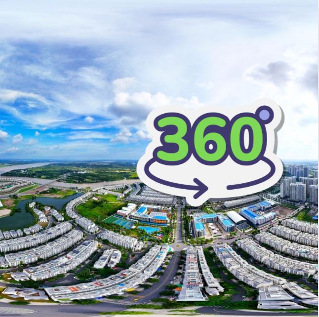 Hình ảnh 360 độ khu The Manhattan – Vinhomes Grand Park từ Công viên Ánh Sáng - Xem Nhà Tốt