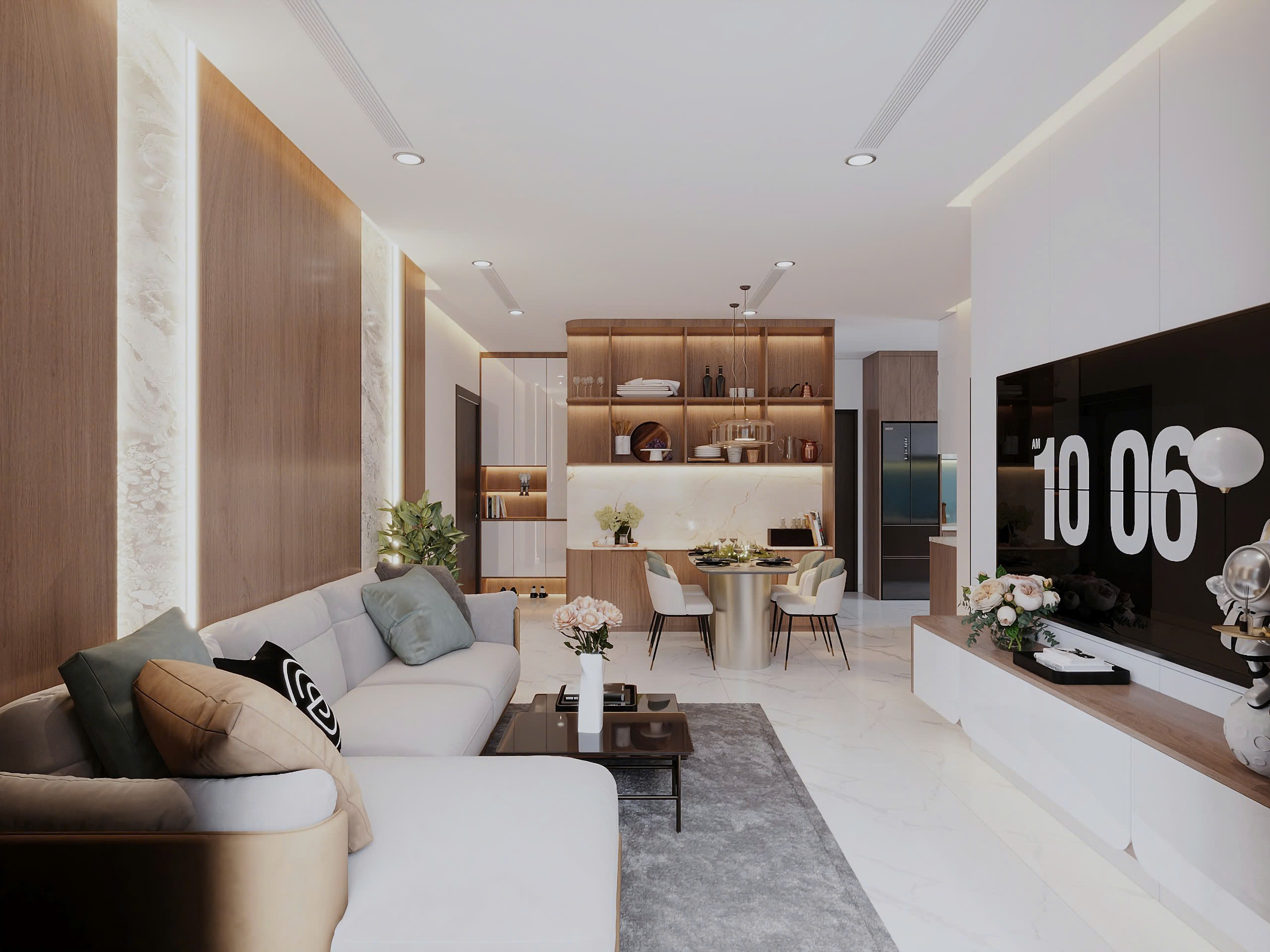 Cho Thuê Căn Hộ 3PN 2WC The Beverly – Tòa BE5 – Tầm Nhìn Kế Cận Vincom – Full Nội Thất Sang Trọng – 22 Triệu/Tháng - ảnh 2