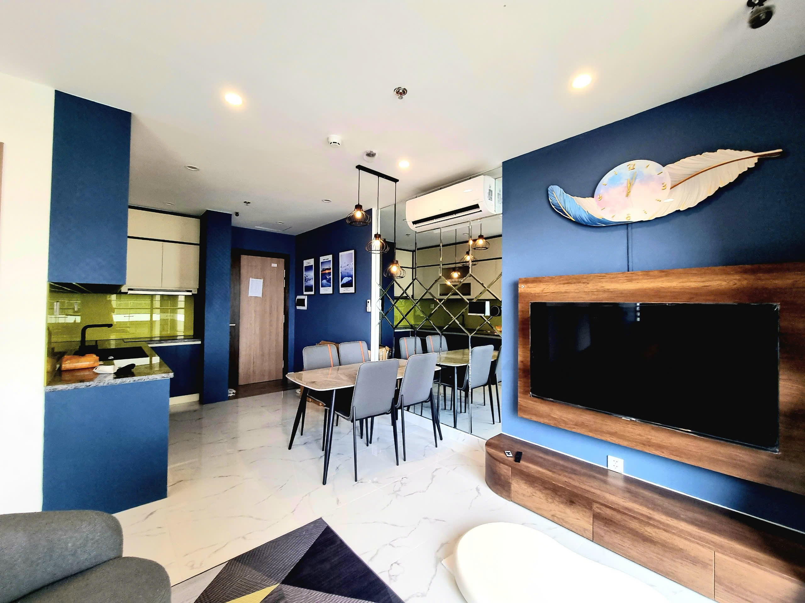 CHO THUÊ CĂN HỘ 2PN+ THE BEVERLI SOLARI – VINHOMES GRAND PARK  Giá chỉ 11 triệu/tháng Full nội thất cao cấp – View thoáng – Nhà mới