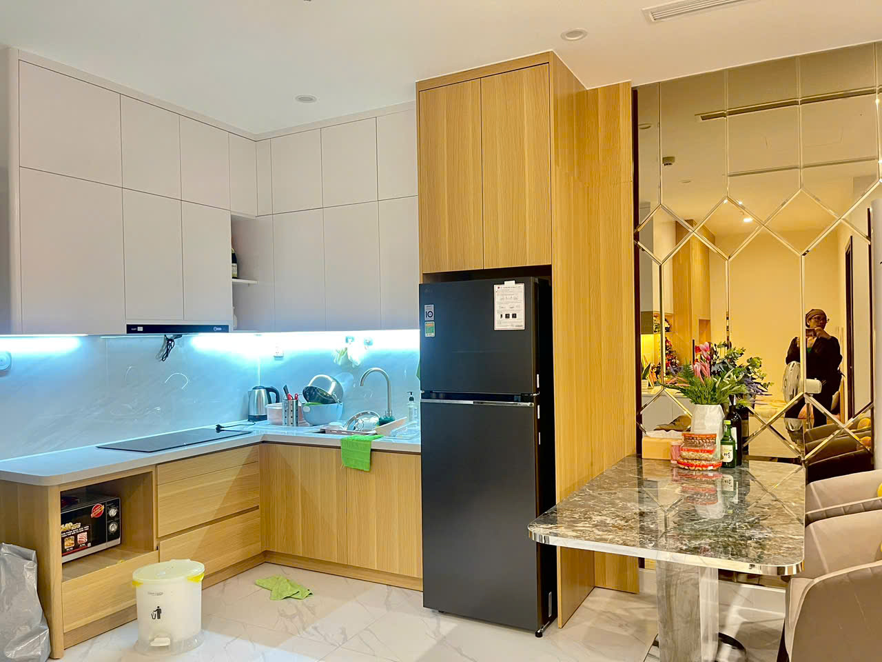 Cho Thuê Căn Hộ 1PN+ The Beverly – Vinhomes Grand Park | Tầng Cao – Full Nội Thất Cao Cấp – View Nội Khu Thoáng Đẹp - ảnh 8