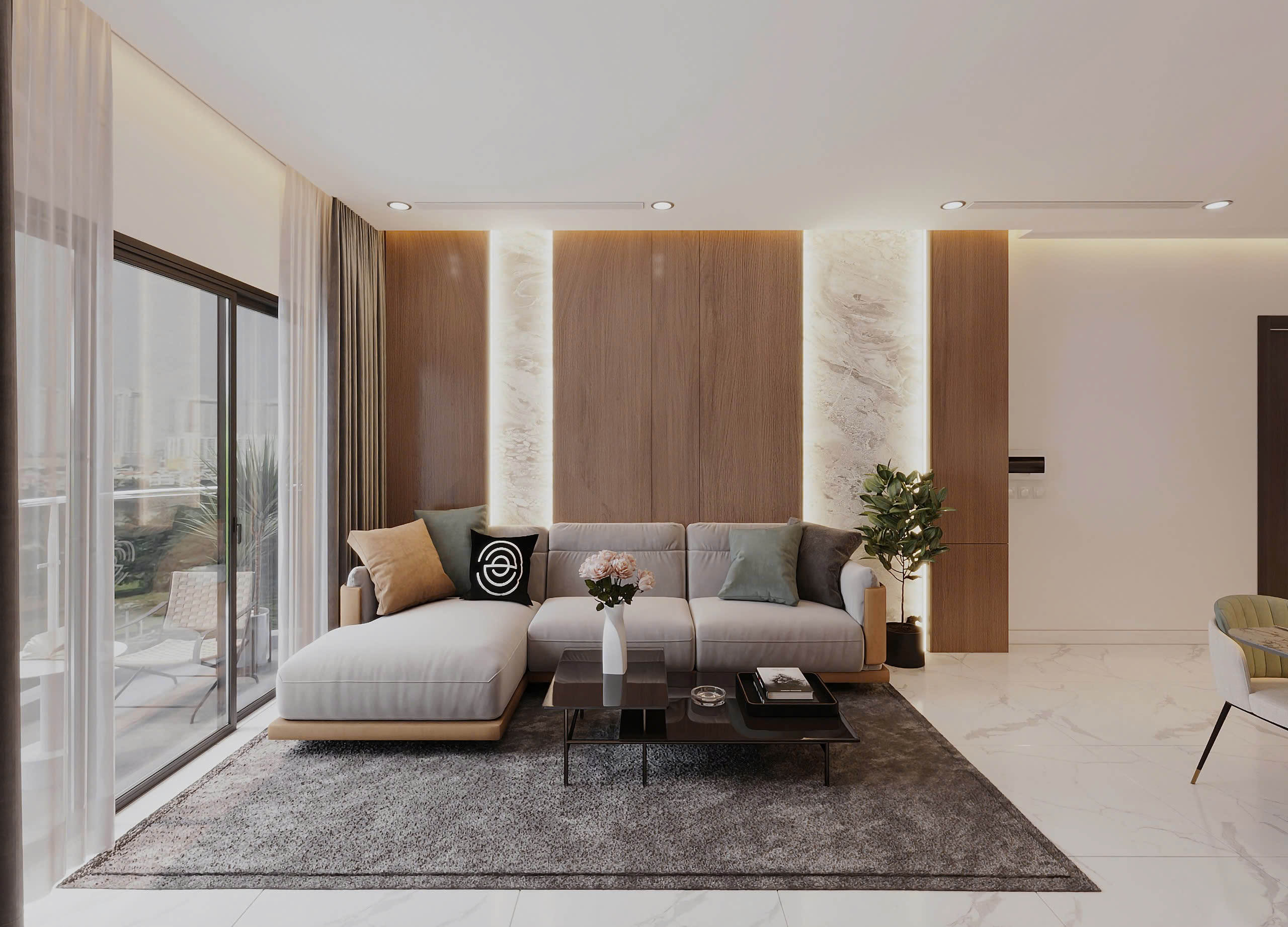 Cho Thuê Căn Hộ 3PN 2WC The Beverly – Tòa BE5 – Tầm Nhìn Kế Cận Vincom – Full Nội Thất Sang Trọng – 22 Triệu/Tháng