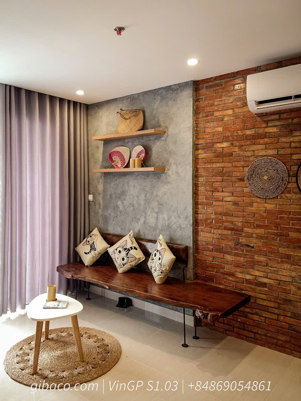 Cho thuê căn hộ 2PN1WC The Rainbow – Vinhomes Grand Park | Full nội thất cổ điển | Giá chỉ 11.5 triệu/tháng