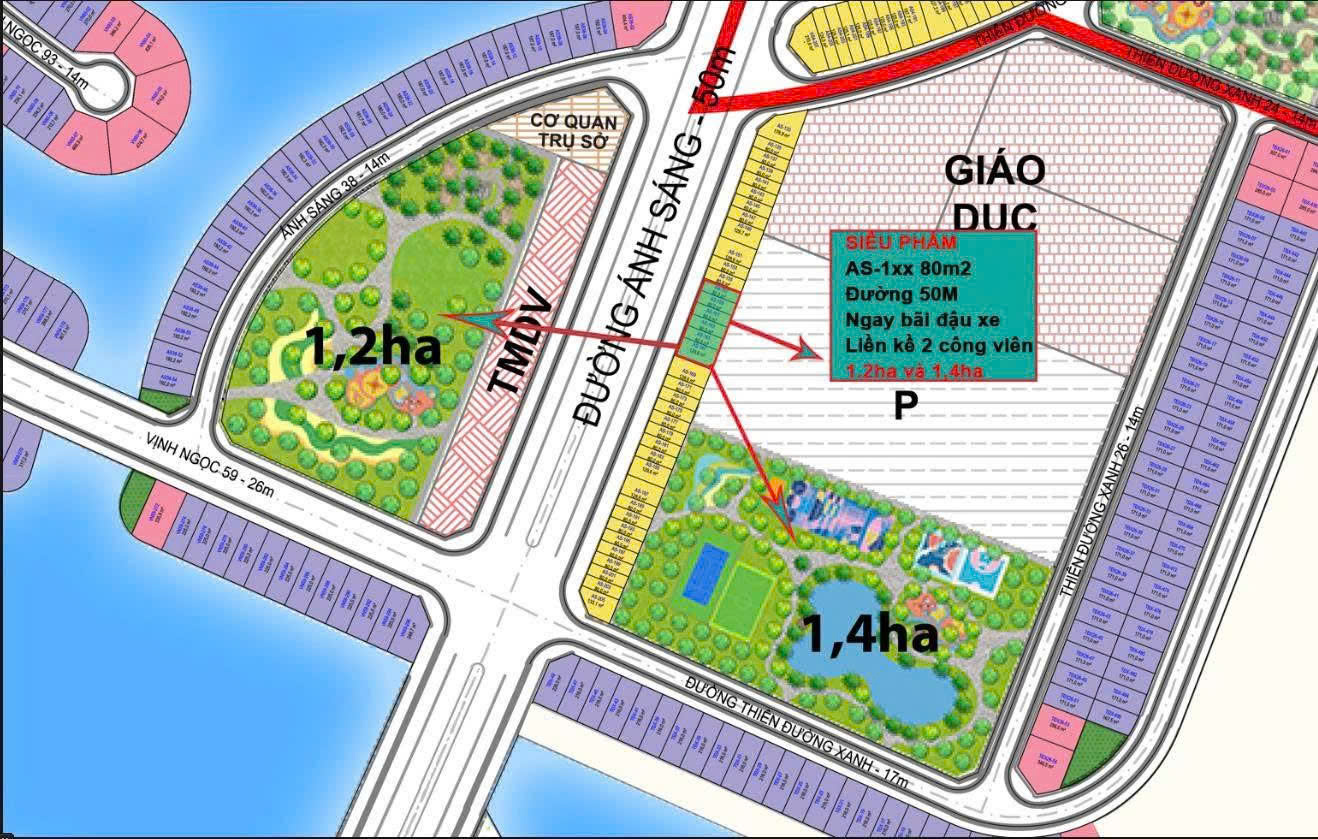 Chuyển nhượng biệt thự đơn lập VN85 – The Green Bay (Vịnh Ngọc), Vinhomes Green Paradise Cần Giờ