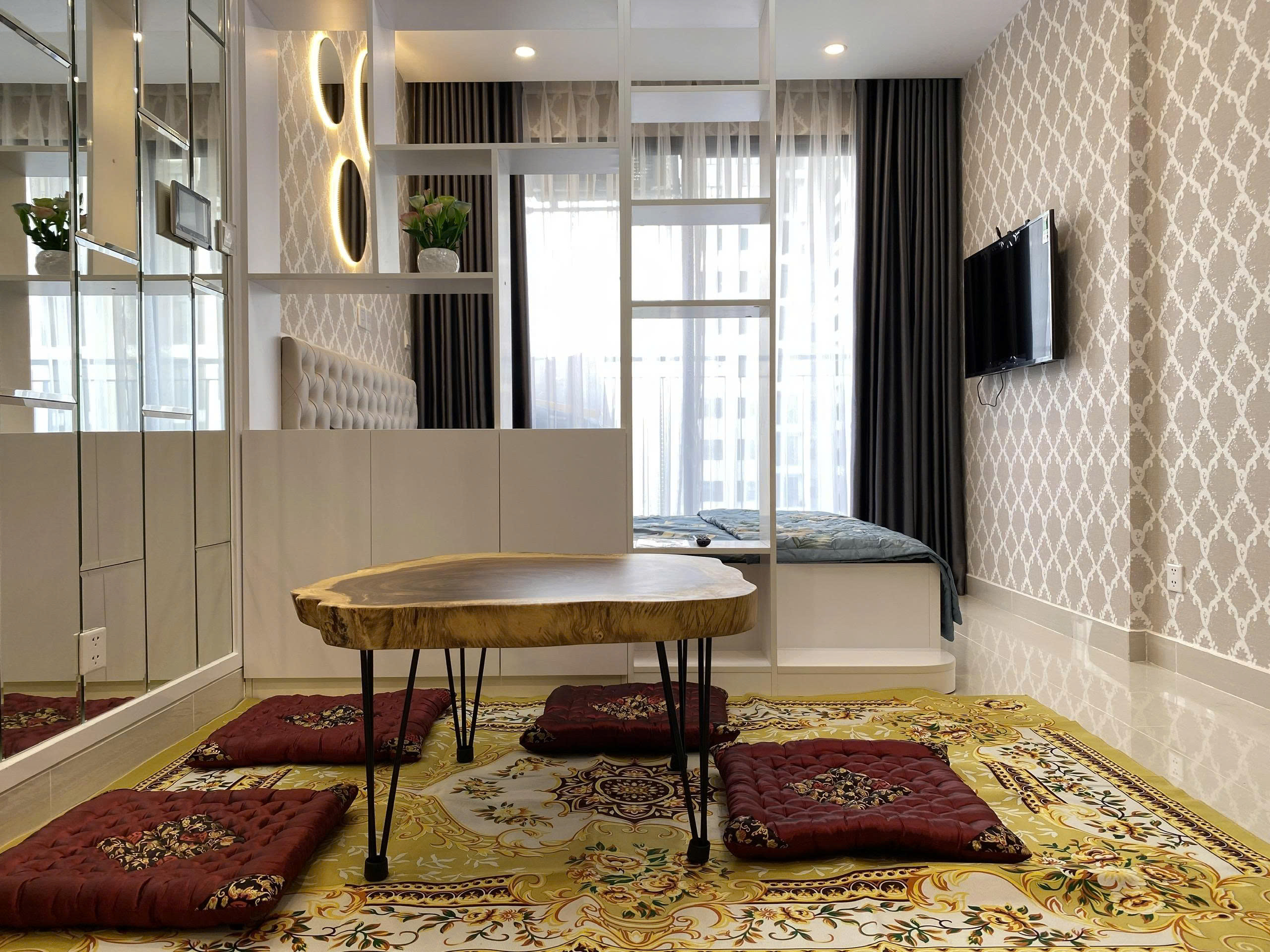 Cho Thuê Căn Hộ Studio Vinhomes Grand Park – The Origami Tầng Cao | Full Nội Thất Cao Cấp | Dọn Vào Ở Ngay