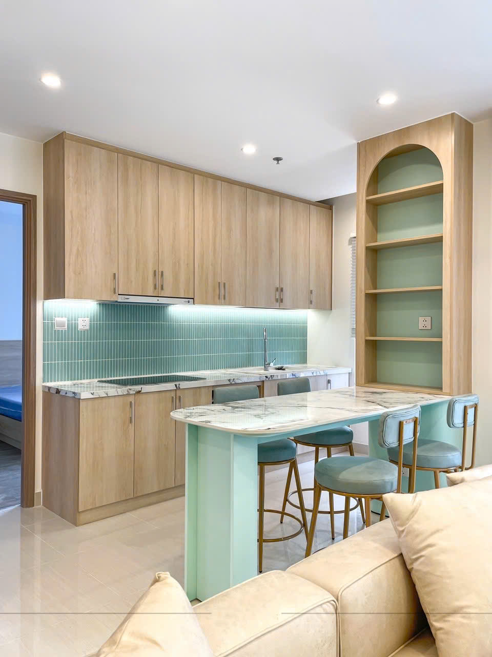 Cho Thuê Căn Hộ Vinhomes Grand Park – The Origami 3PN View Hồ Bơi & Công Viên, Ngoại Khu Mảng Xanh – Full Nội Thất Mới - ảnh 3