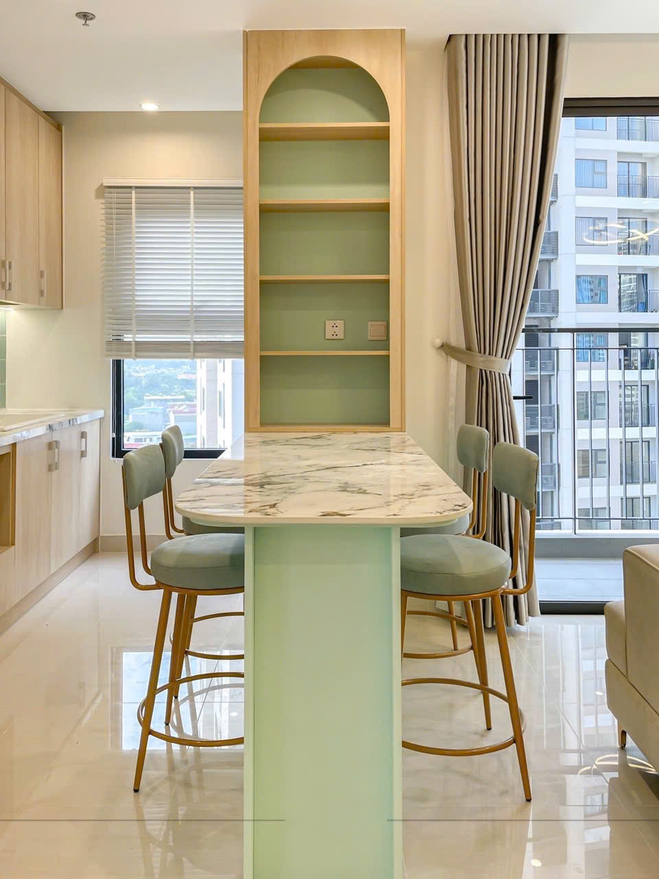 Cho Thuê Căn Hộ Vinhomes Grand Park – The Origami 3PN View Hồ Bơi & Công Viên, Ngoại Khu Mảng Xanh – Full Nội Thất Mới - ảnh 4