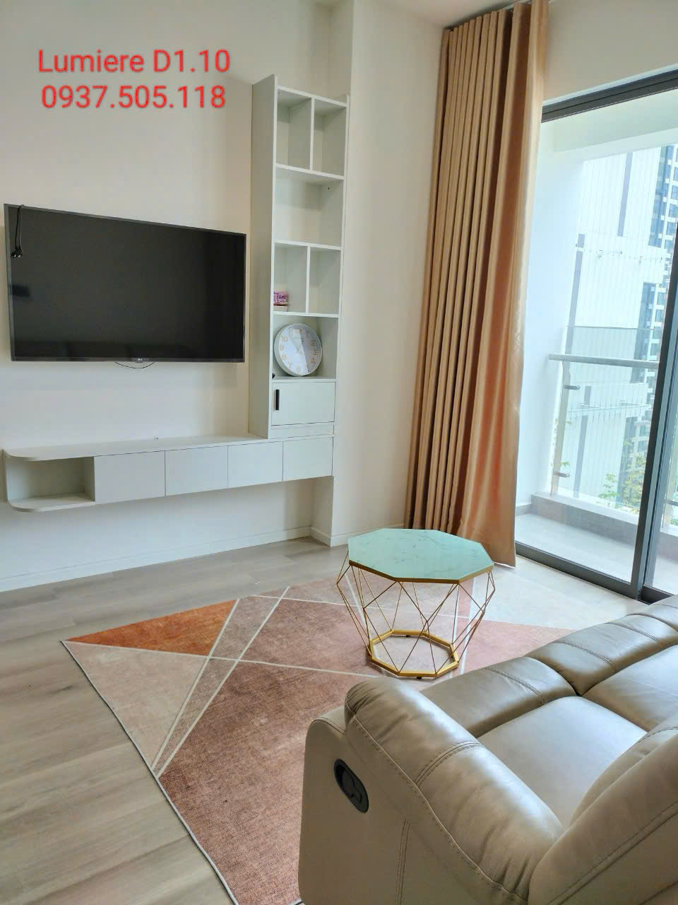Cho Thuê Căn Hộ 2PN 2WC Tòa D1 (Daisy) Lumiere Boulevard – Full Nội Thất – Giá 10 Triệu/Tháng - ảnh 8