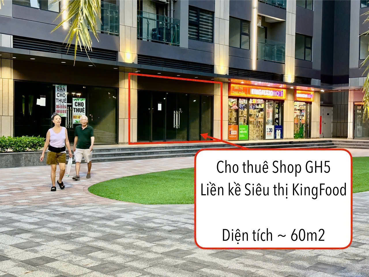 Cho Thuê Shop Phân Khu GH – Vinhomes Grand Park