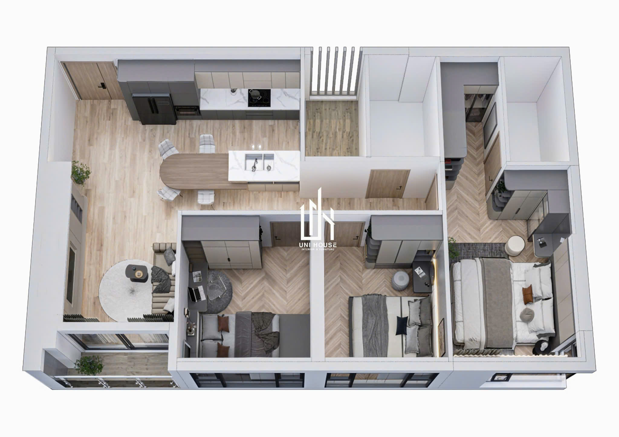 Bán căn hộ 3PN Lumiere Boulevard Vinhomes Grand Park | Giá chỉ 9.5 tỷ