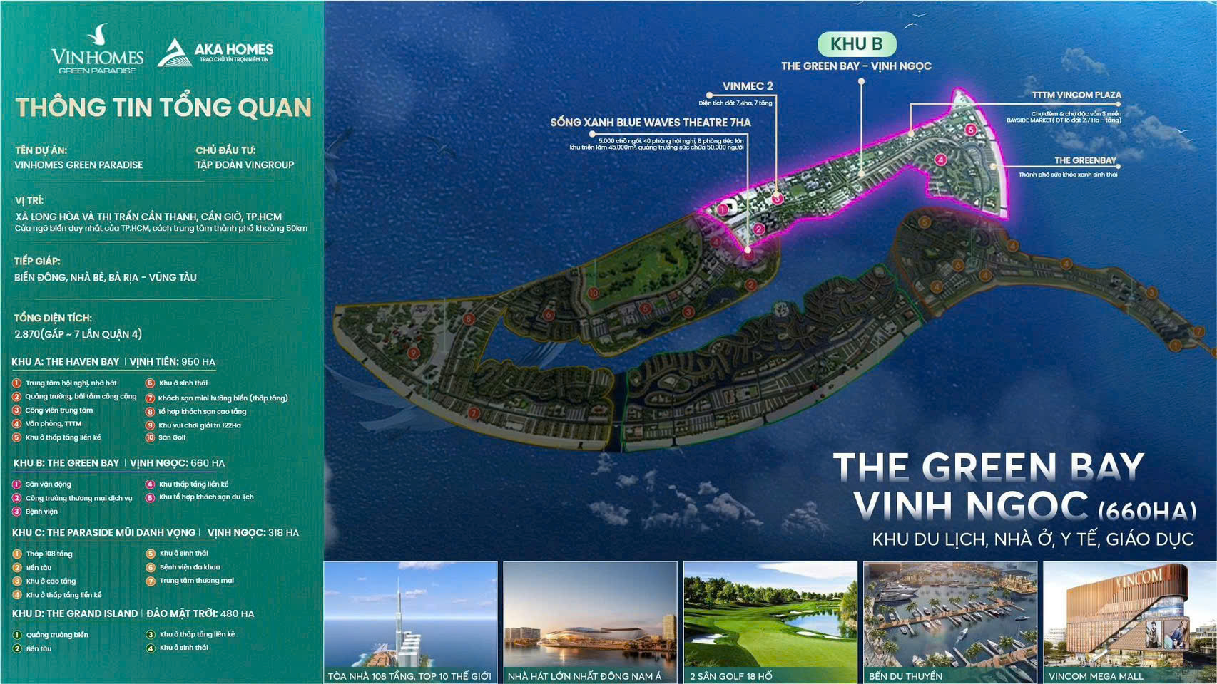 Bán biệt thự song lập VN72 – The Green Bay (Vịnh Ngọc), Vinhomes Cần Giờ – View hồ Lagoon Paradise
