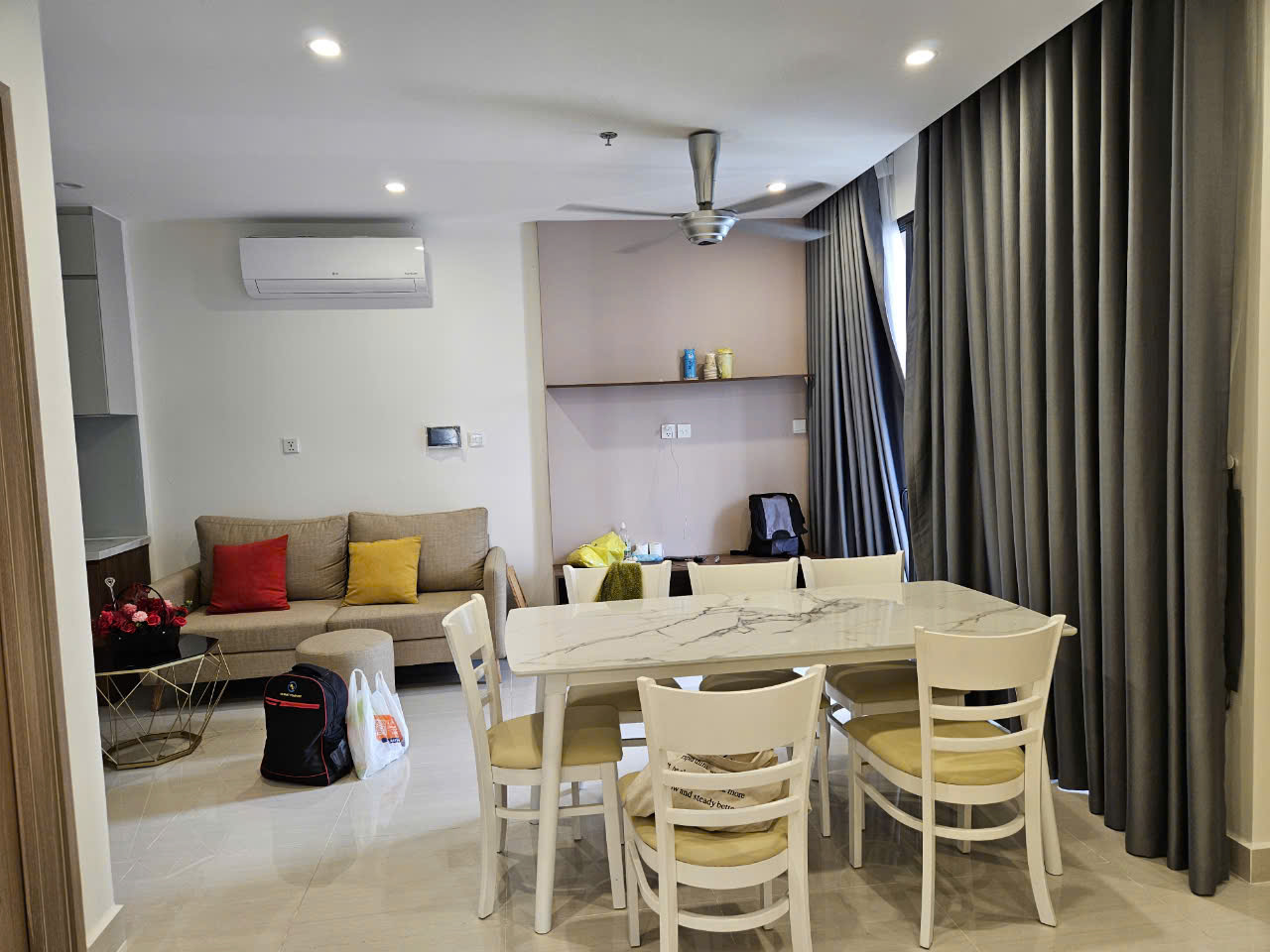 Cho Thuê Căn Hộ 2PN+ The Origami – Vinhomes Grand Park View Tầng Cao Nội Khu Hồ Bơi & Hồ Cá Koi | Full Nội Thất | Giá Tốt - ảnh 5