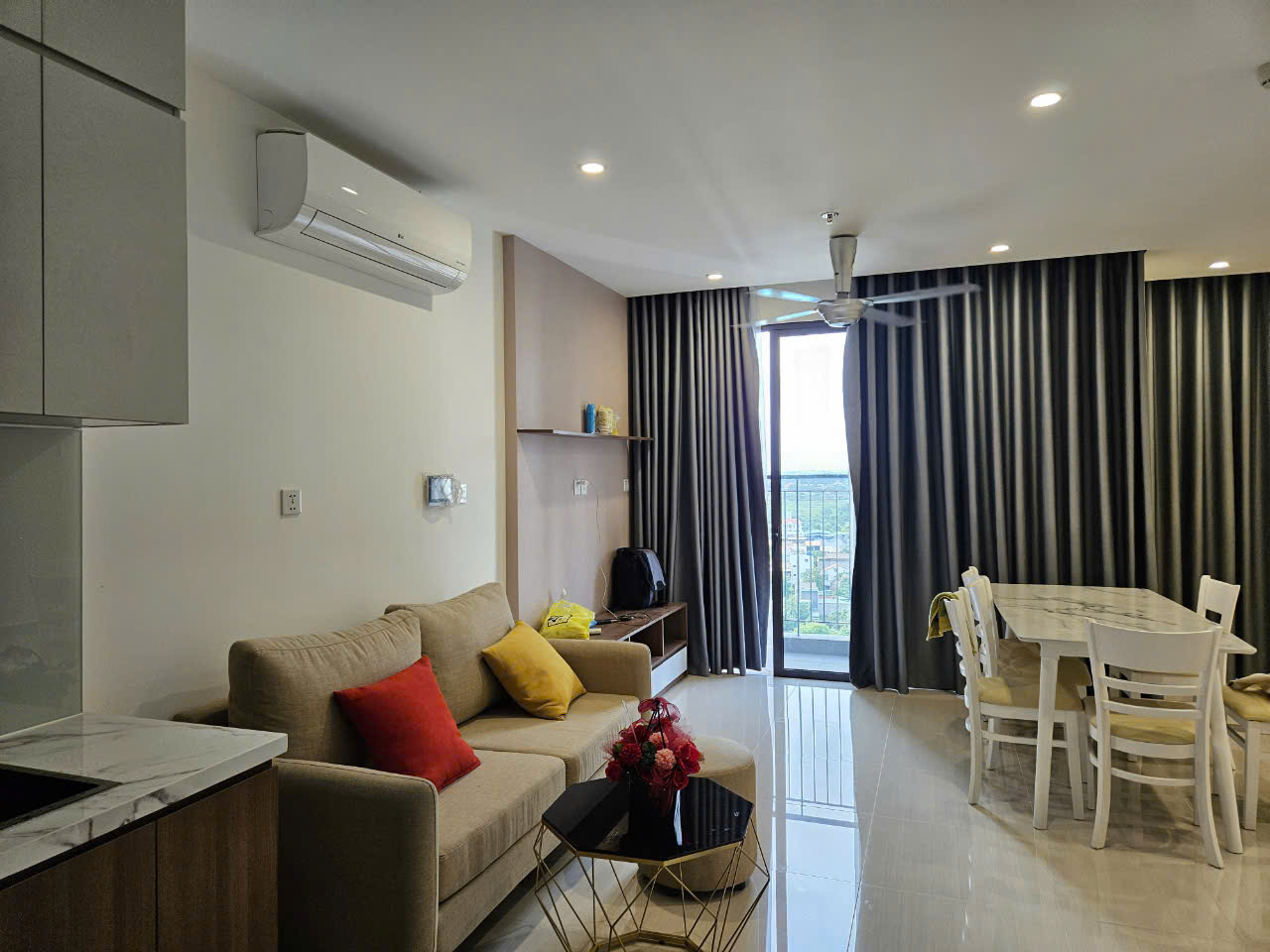 Cho Thuê Căn Hộ 2PN+ The Origami – Vinhomes Grand Park View Tầng Cao Nội Khu Hồ Bơi & Hồ Cá Koi | Full Nội Thất | Giá Tốt - ảnh 7