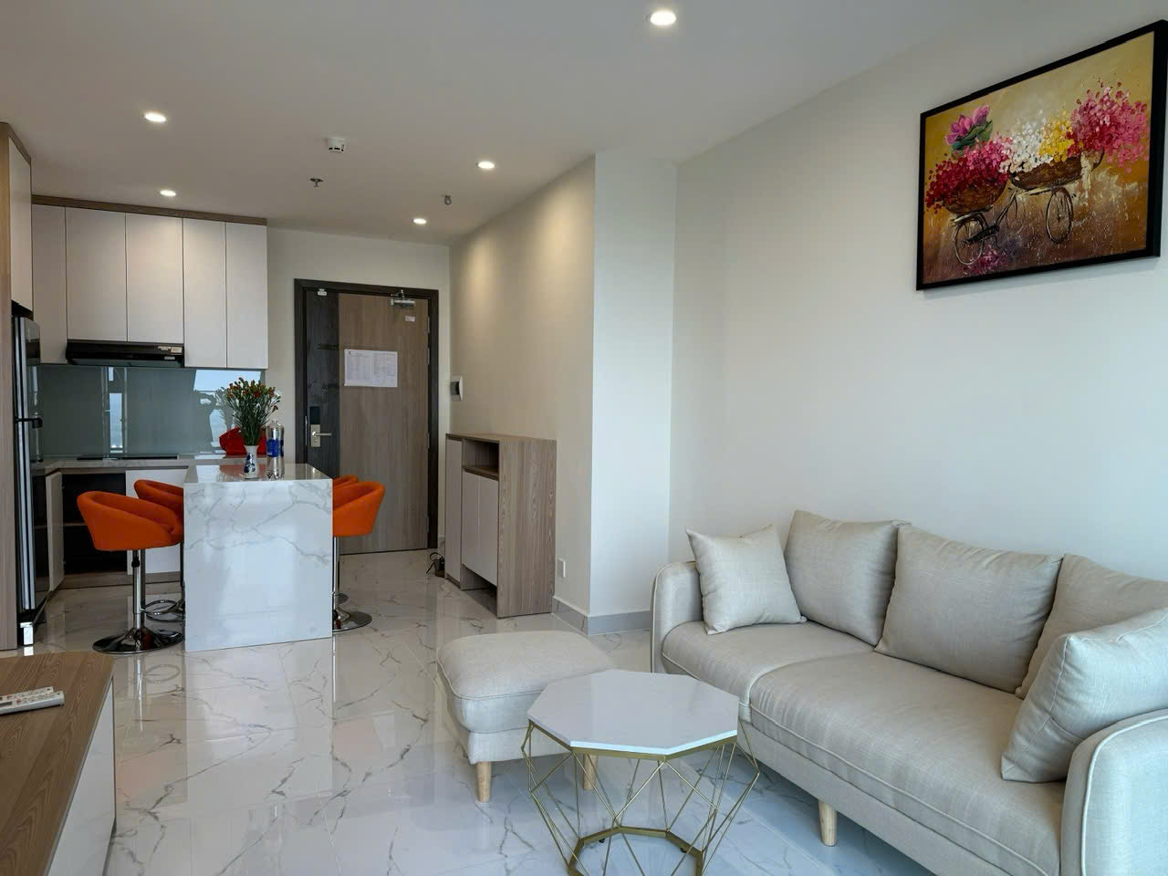 Bán Căn Hộ The Beverly Solari Vinhomes Grand Park 1PN+ Tầng Cao - View Trực Diện Sông Đồng Nai, Full Nội Thất