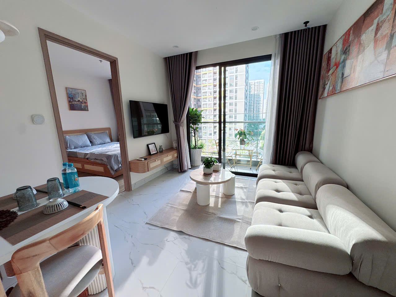 Bán Căn Hộ 2PN The Beverly Solari Vinhomes Grand Park - View Trực Diện Hồ Bơi, Full Nội Thất Luxury - Giá Tốt - ảnh 5
