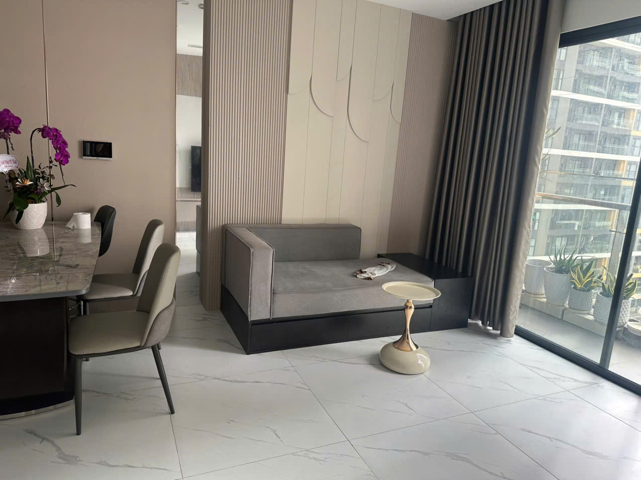 Cho Thuê Căn Hộ 2PN2WC The Beverly – Vinhomes Grand Park | Full Nội Thất | View Nội Khu Hồ Bơi Đẹp - ảnh 4