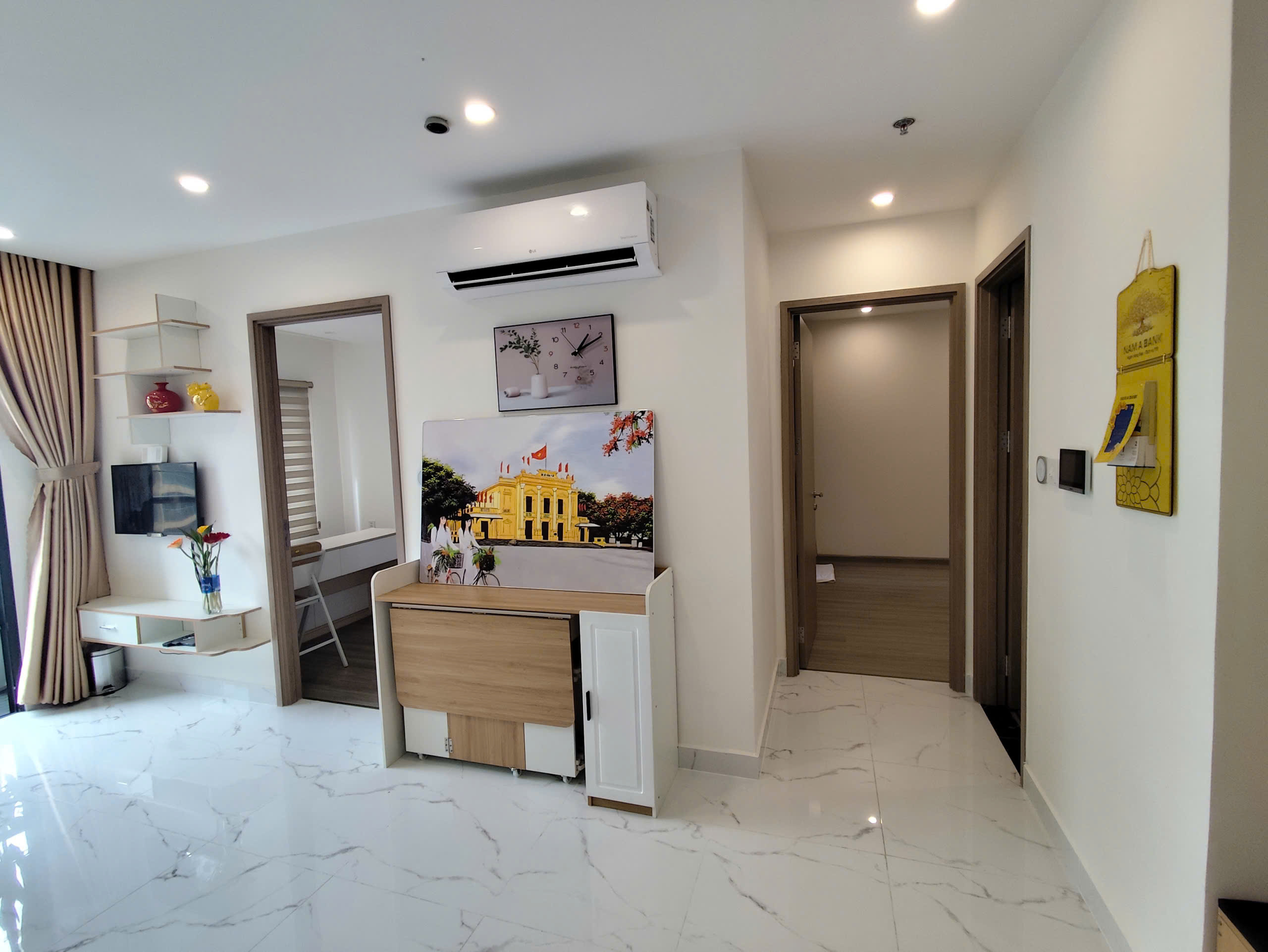 Cho thuê căn hộ 2PN 2WC The Beverly Solari Vinhomes Grand Park – Tầng cao view hồ bơi, full nội thất - ảnh 6