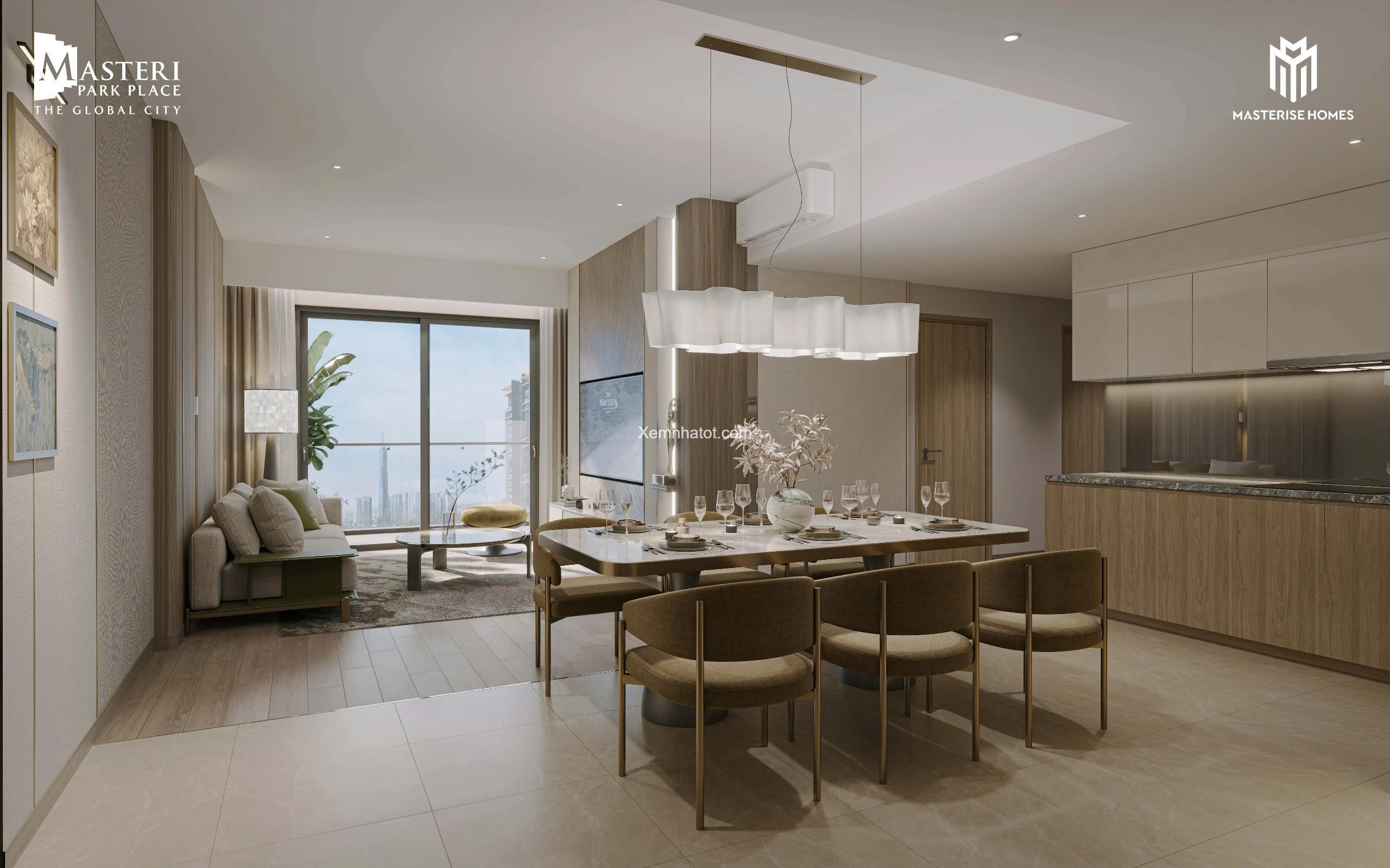 Bán căn hộ Masteri Park Place B1-19-05 (4PN) – View hồ trung tâm The Global City – Giá tốt nhất thị trường