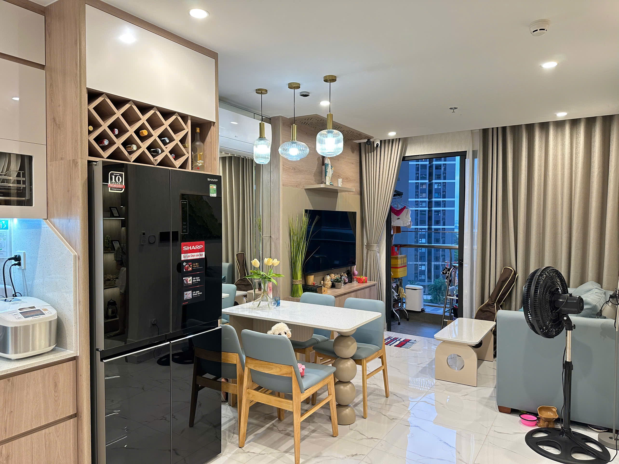 CHO THUÊ CĂN HỘ 1PN+ THE BEVERLY SOLARI VINHOMES GRAND PARK – FULL NỘI THẤT – VIEW HỒ BƠI NỘI KHU