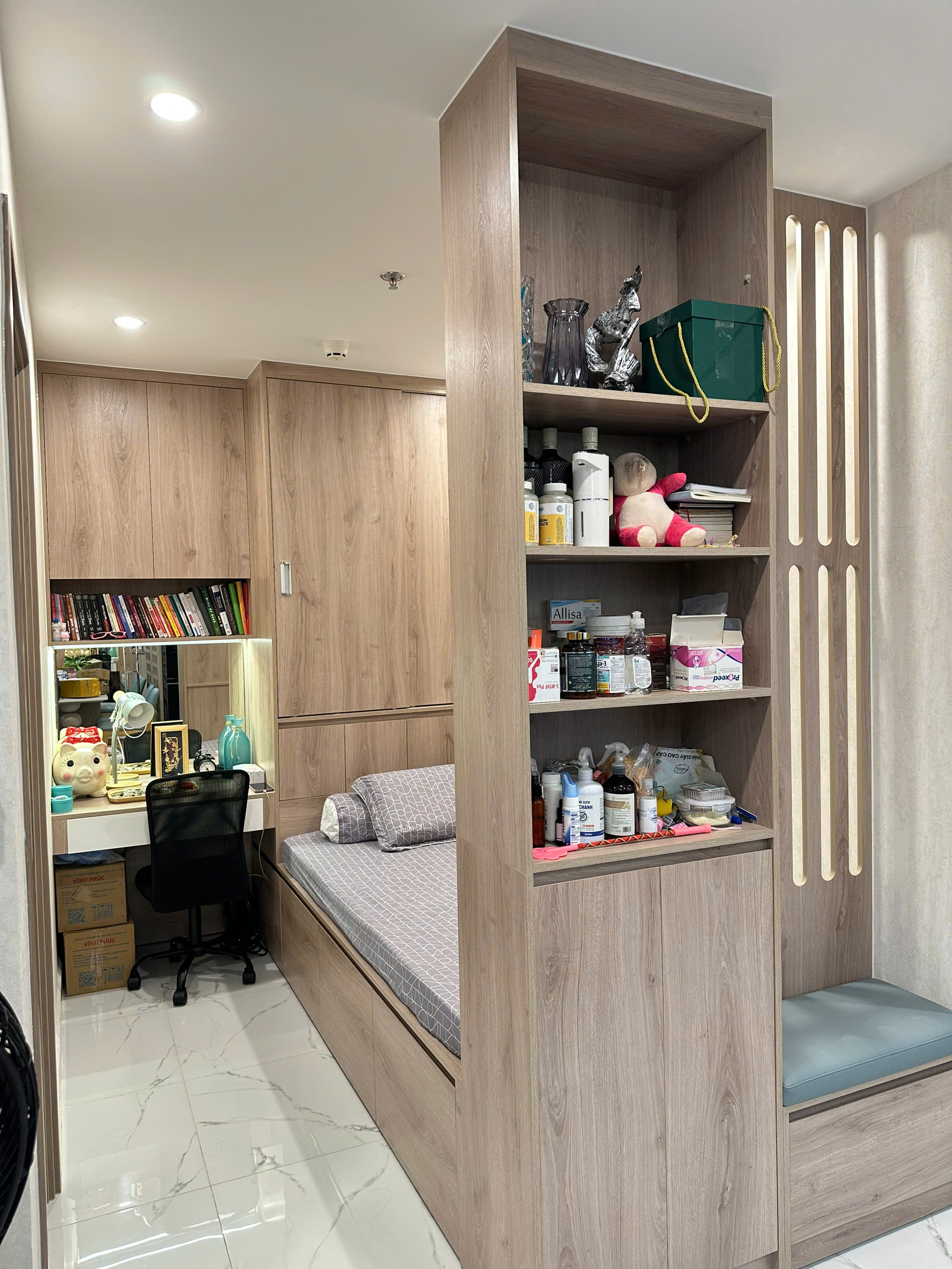 CHO THUÊ CĂN HỘ 1PN+ THE BEVERLY SOLARI VINHOMES GRAND PARK – FULL NỘI THẤT – VIEW HỒ BƠI NỘI KHU