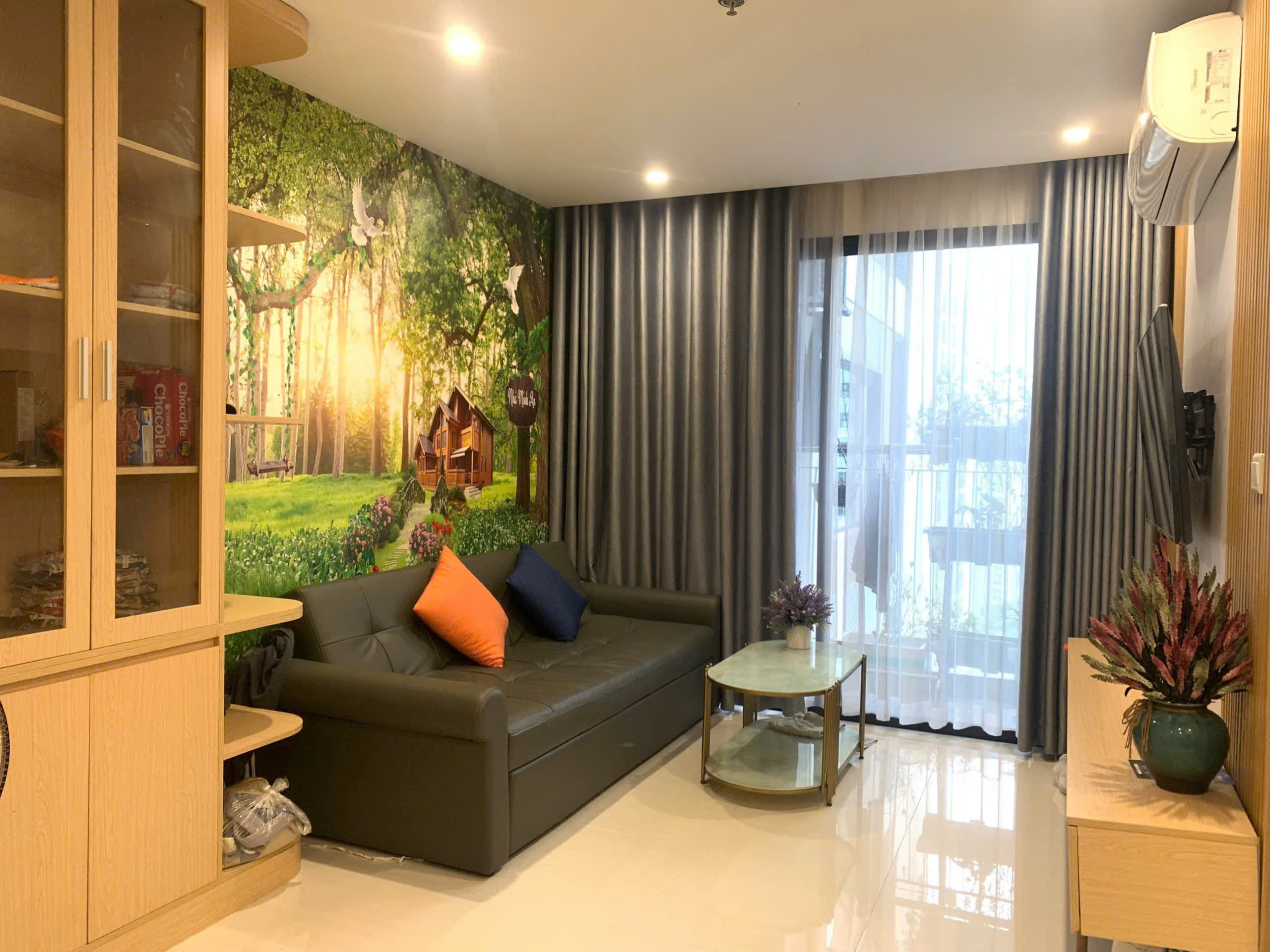BÁN 1PN+ THE RAINBOW – VINHOMES GRAND PARK | FULL NỘI THẤT CAO CẤP – TẦNG CAO – VIEW NỘI KHU XANH MÁT - ảnh 9