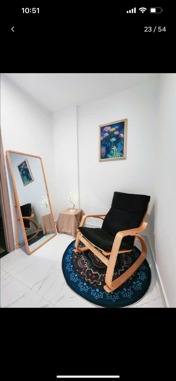 Căn hộ cho thuê Vinhomes Grand Park – The Beverly Solari 1PN+ | Tầng cao | View thoáng ngoại khu | Full nội thất – Dọn vào ở ngay